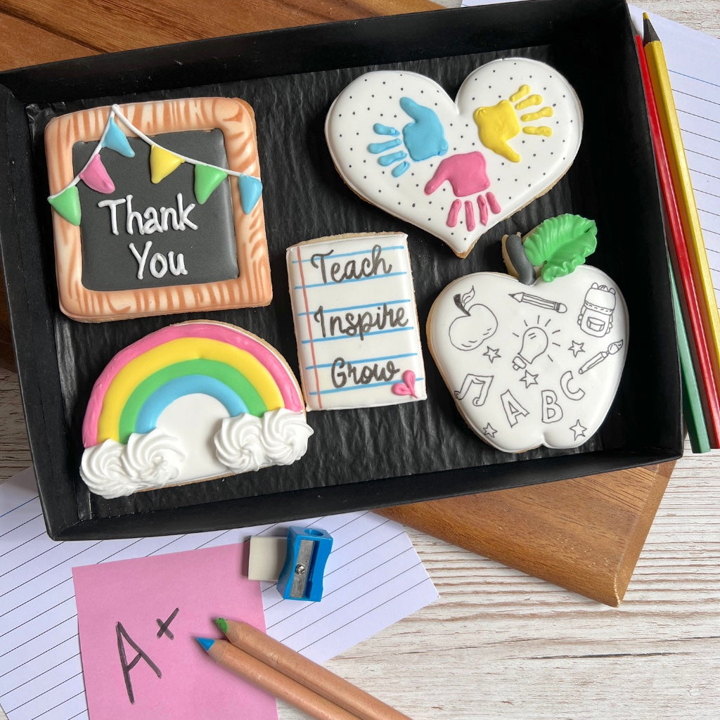 School Or Nursery Thank You Biscuit Gift - Personalised