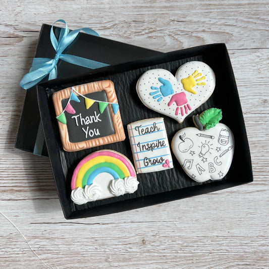 School Or Nursery Thank You Biscuit Gift - Personalised