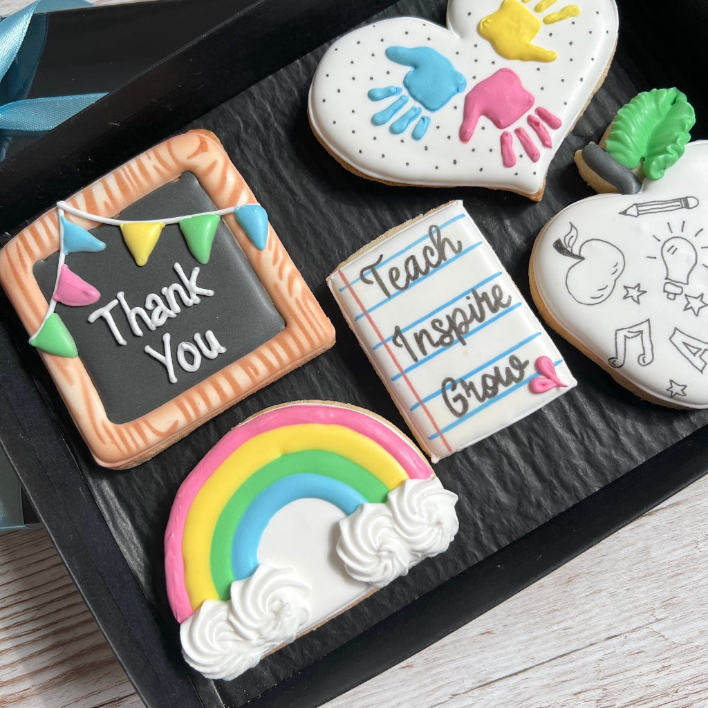 School Or Nursery Thank You Biscuit Gift - Personalised