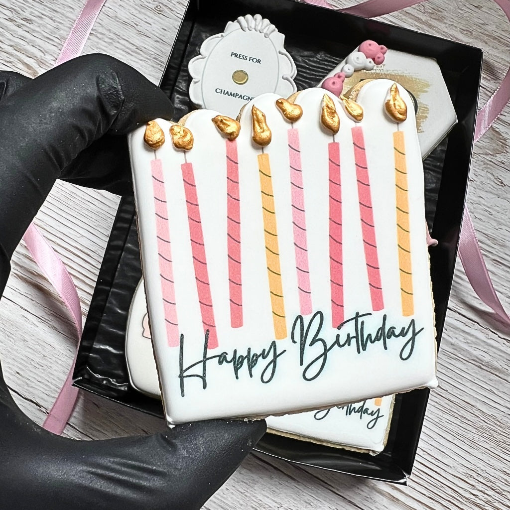 Milestone Birthday Biscuit Gift Box For Her