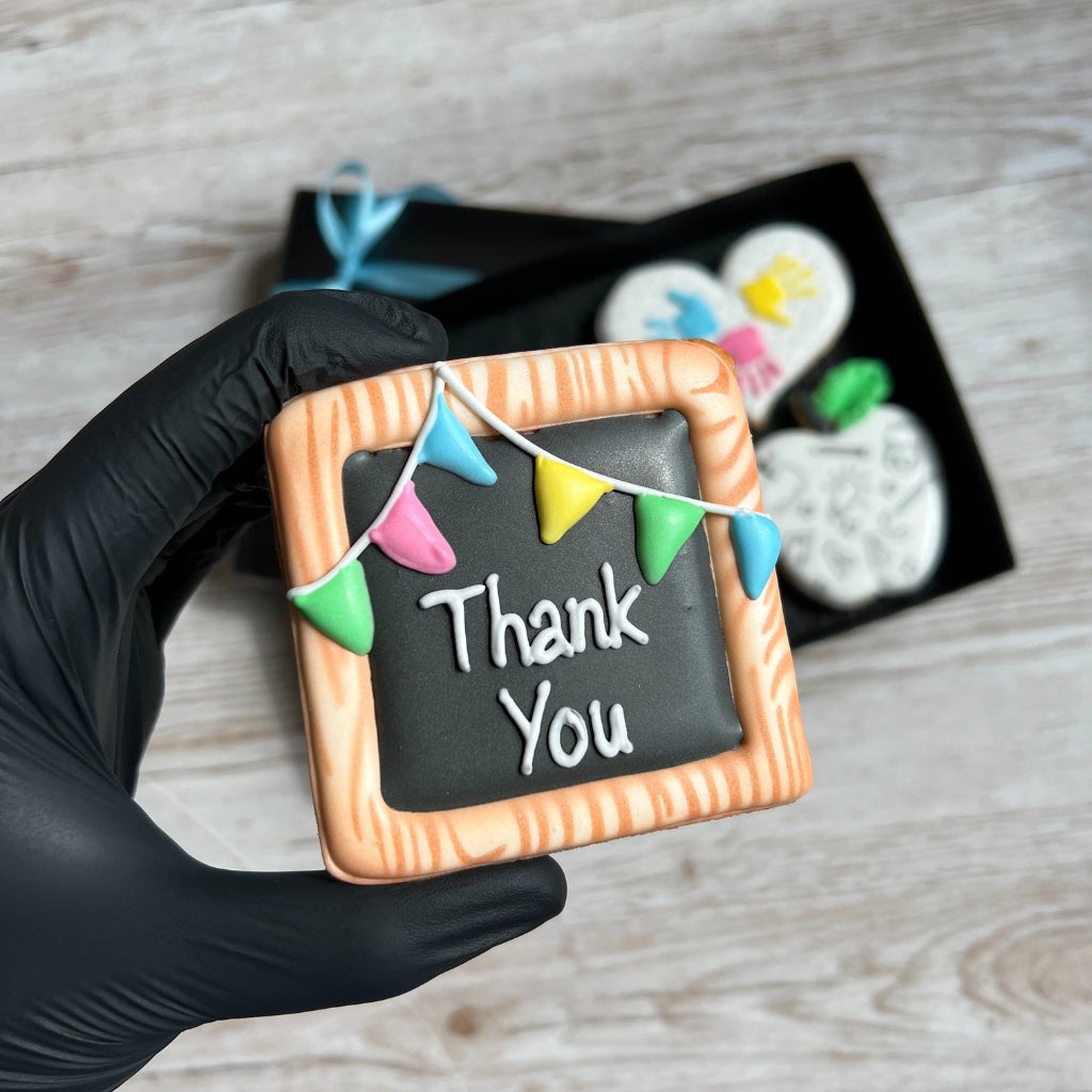 School Or Nursery Thank You Biscuit Gift - Personalised
