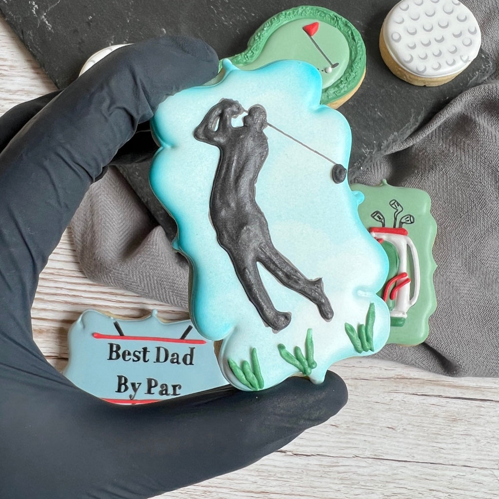 Personalised Biscuit Gift for Golfers