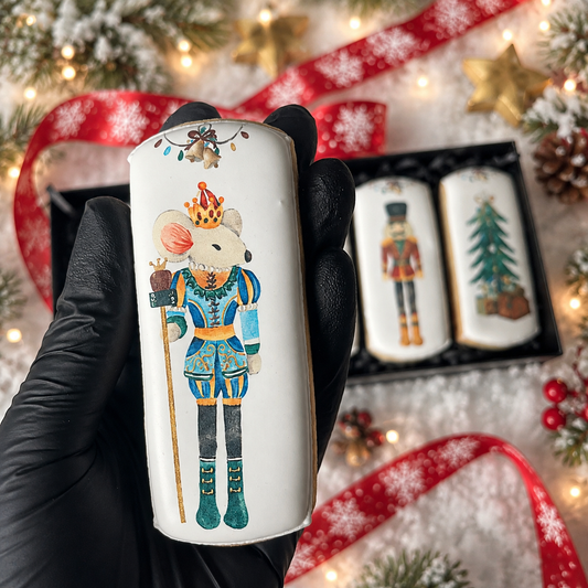 Nutcracker Christmas Biscuit Gift Box