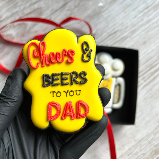 'Cheers And Beers' Biscuit Gift