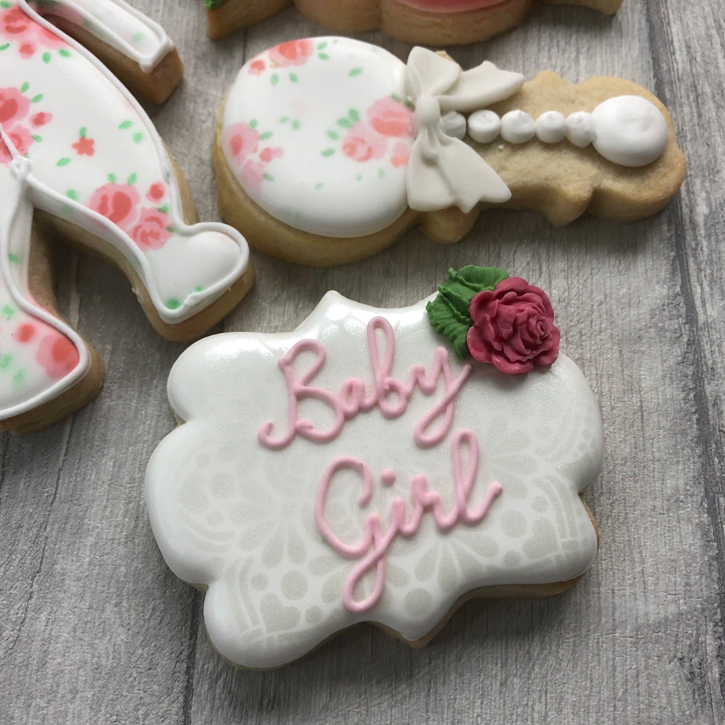 New Baby Girl Biscuit Gift