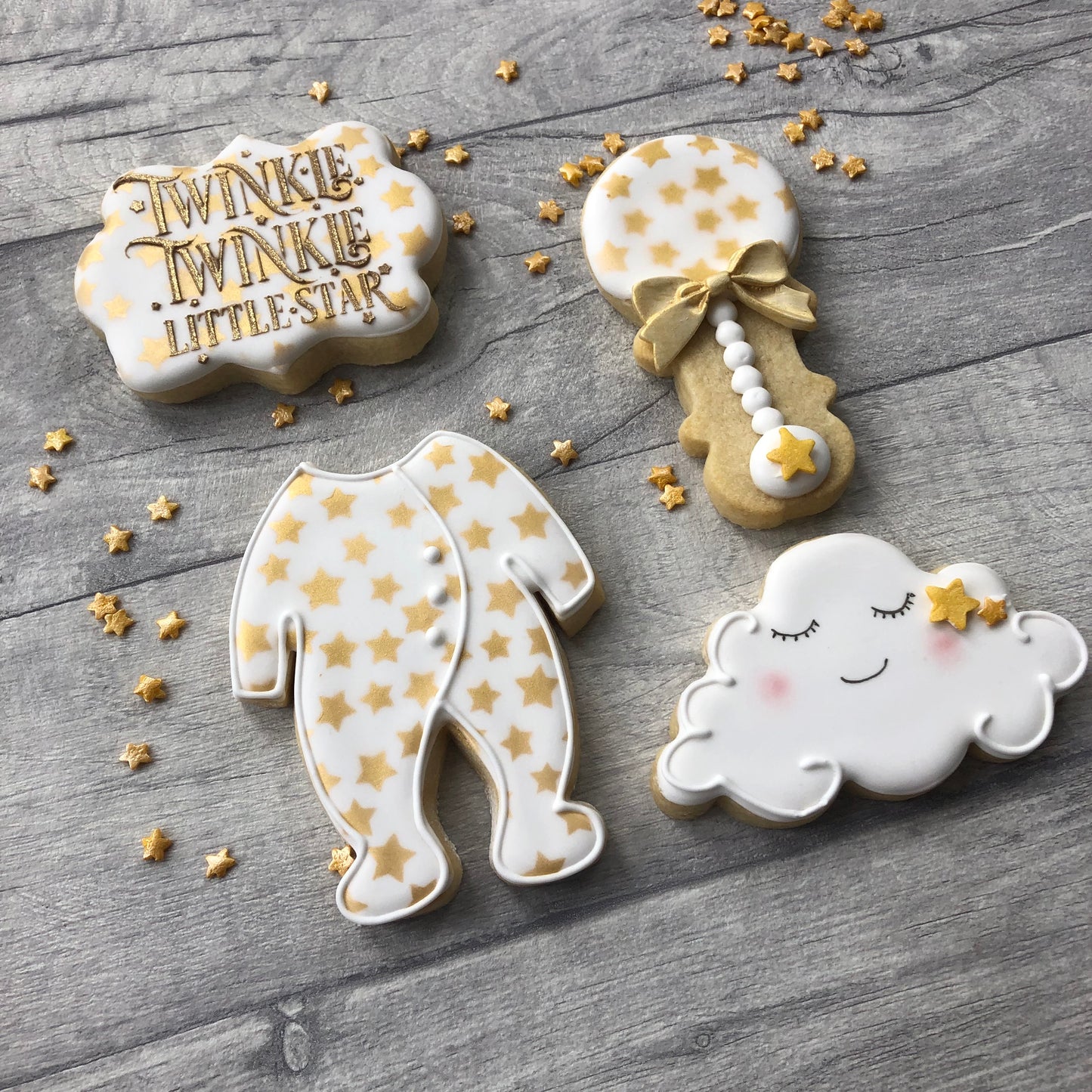 Twinkle Twinkle Little Star - Baby Shower Biscuit Favours
