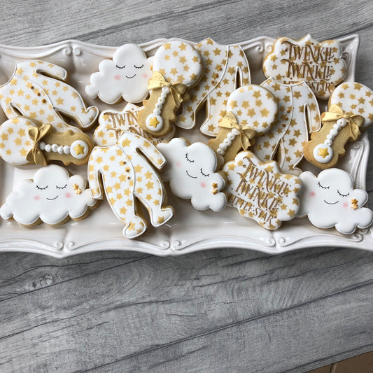 Twinkle Twinkle Little Star - Baby Shower Biscuit Favours