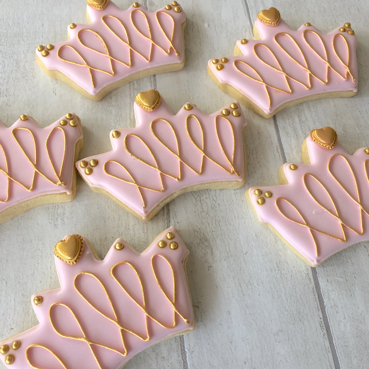 Princess Birthday Iced Biscuits