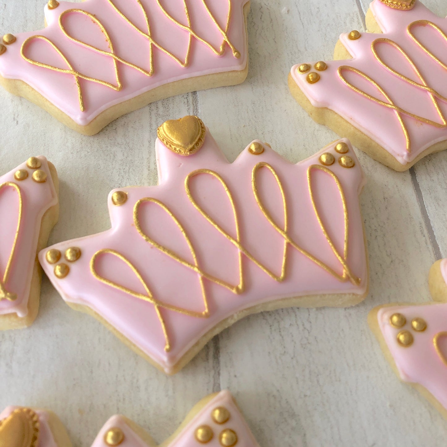 Princess Birthday Iced Biscuits