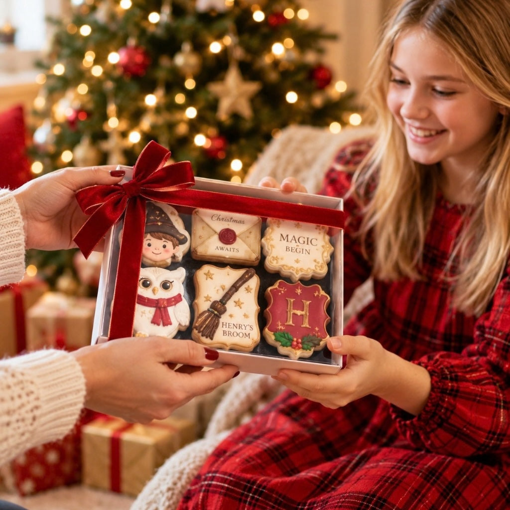 Magical Wizard Christmas Cookie Gift Box