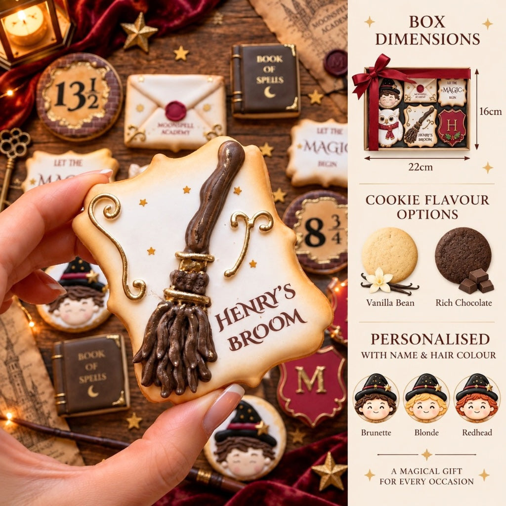 Magical Wizard Christmas Cookie Gift Box