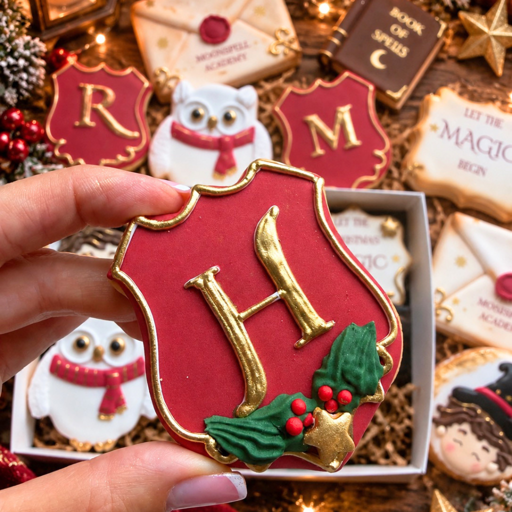 Magical Wizard Christmas Cookie Gift Box