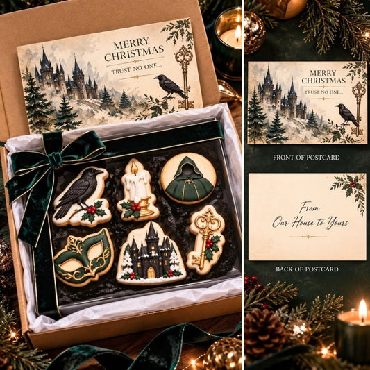 Gothic Christmas Biscuit Gift Box