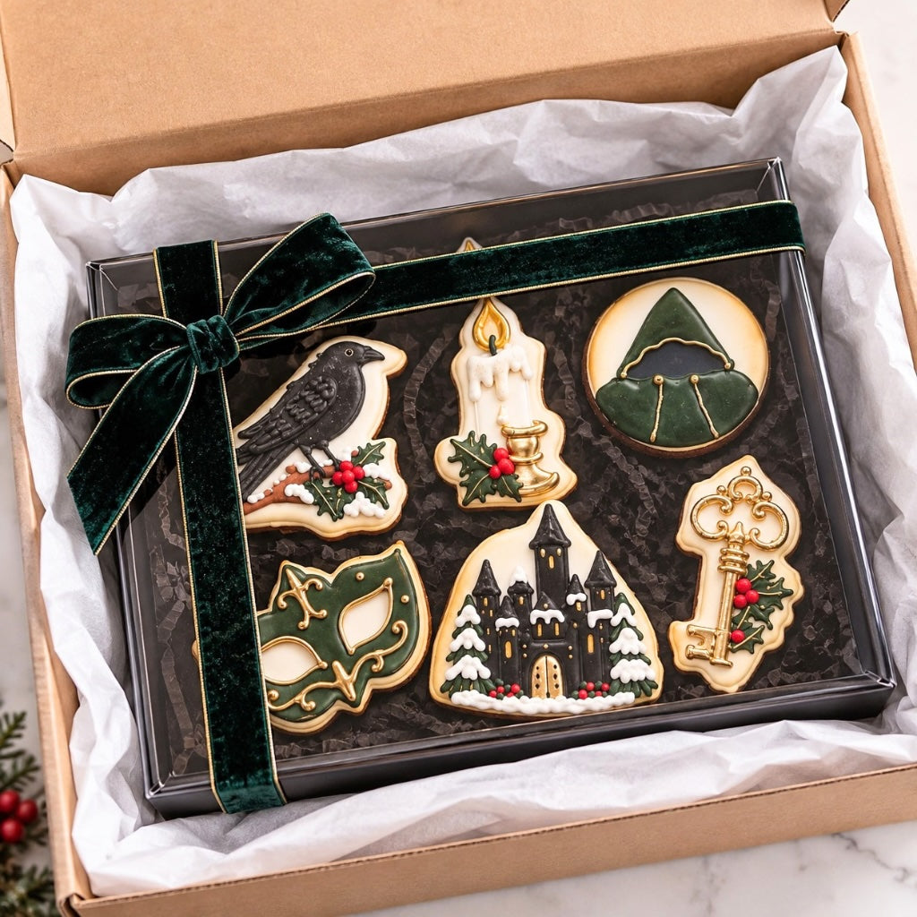 Gothic Christmas Biscuit Gift Box