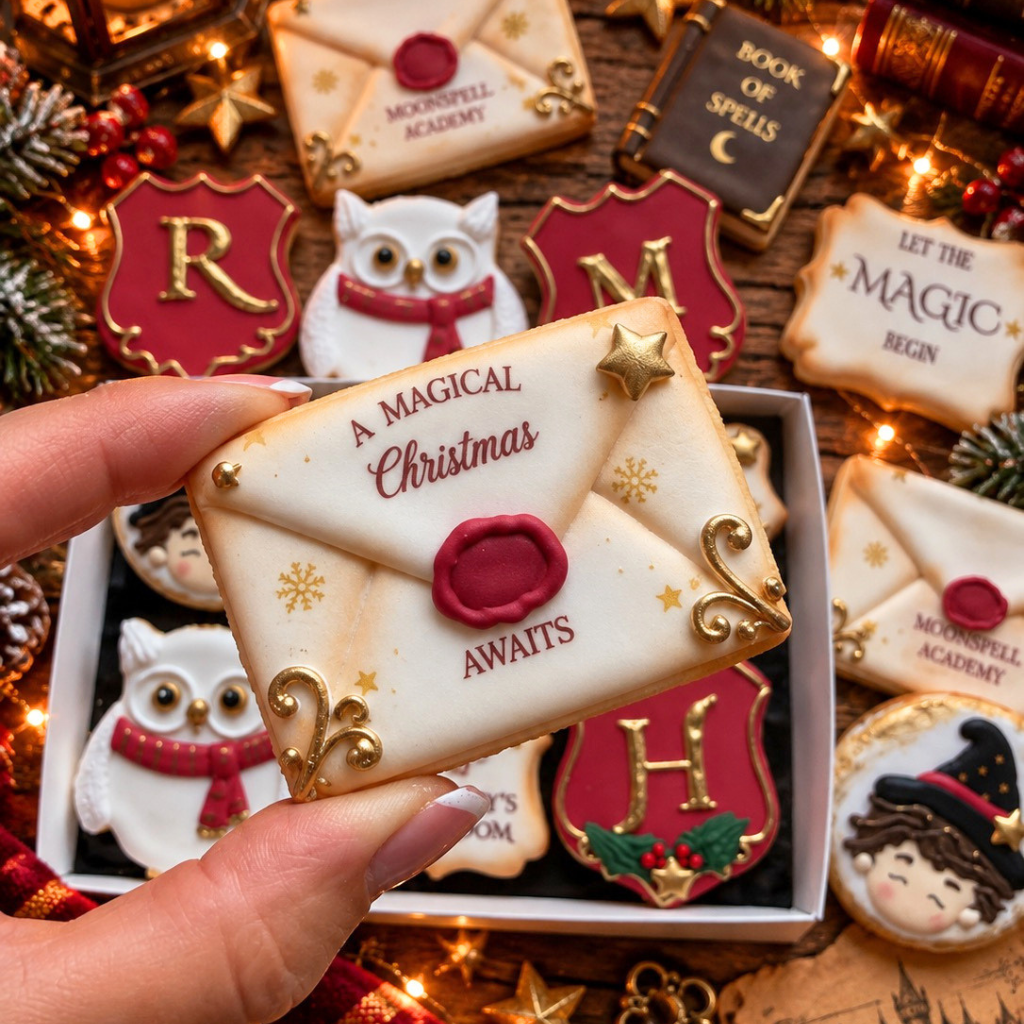 Magical Wizard Christmas Cookie Gift Box