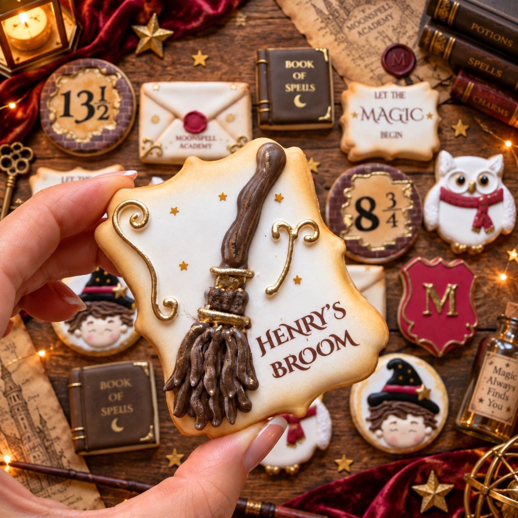 Magical Wizard Christmas Cookie Gift Box