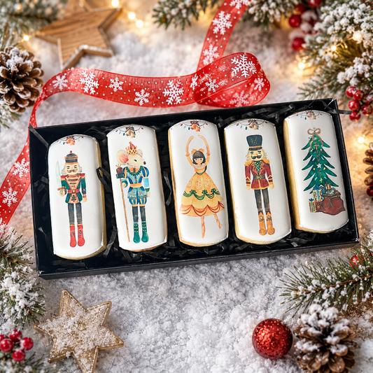 Nutcracker Christmas Biscuit Gift Box