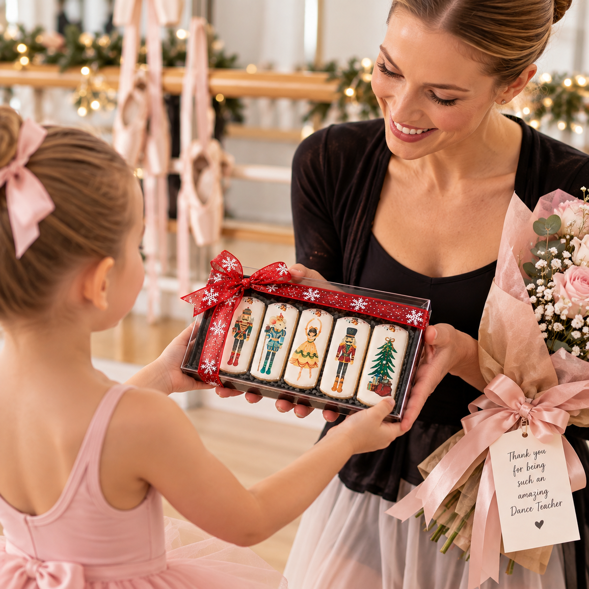 Nutcracker Christmas Biscuit Gift Box