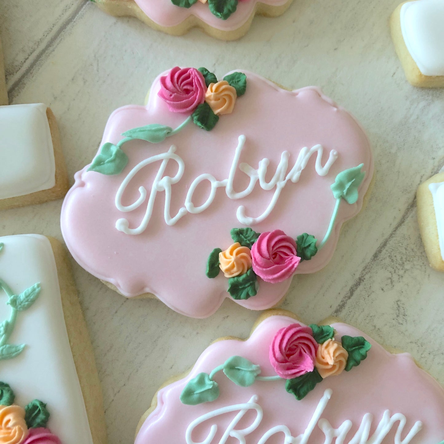 Floral Birthday Biscuits