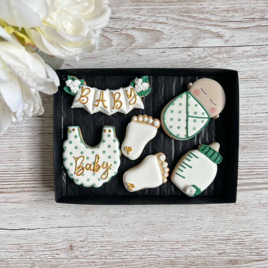 New Baby Biscuit Gift – Piping Good Biscuits