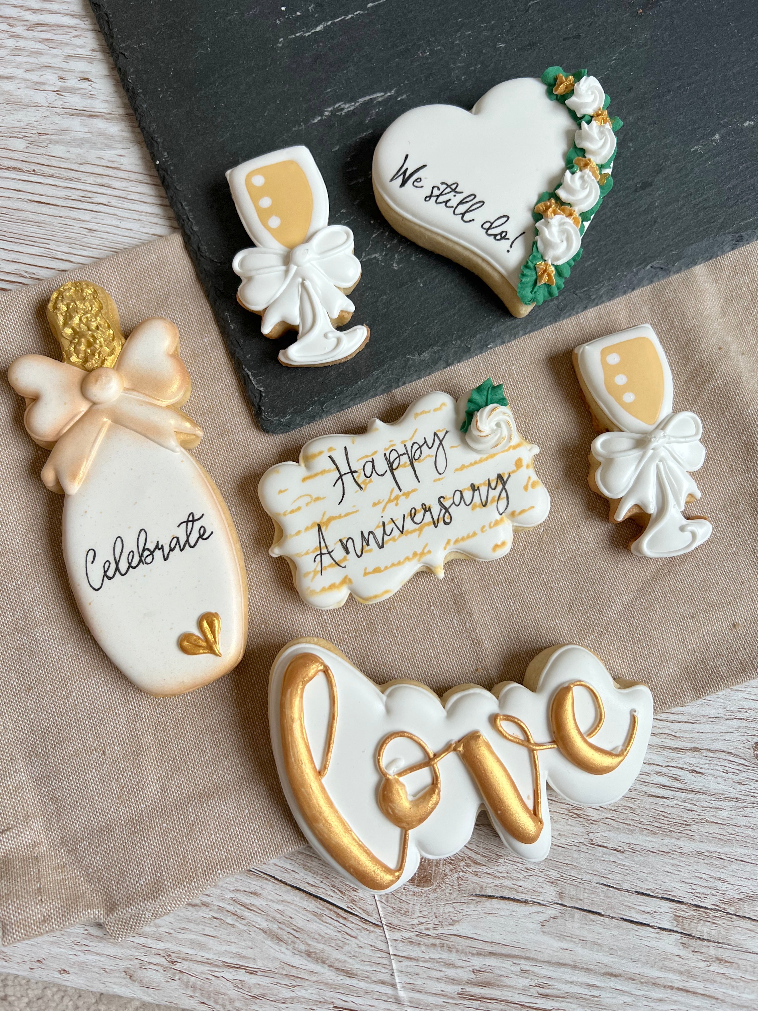 Anniversary Iced 2024 Cookies